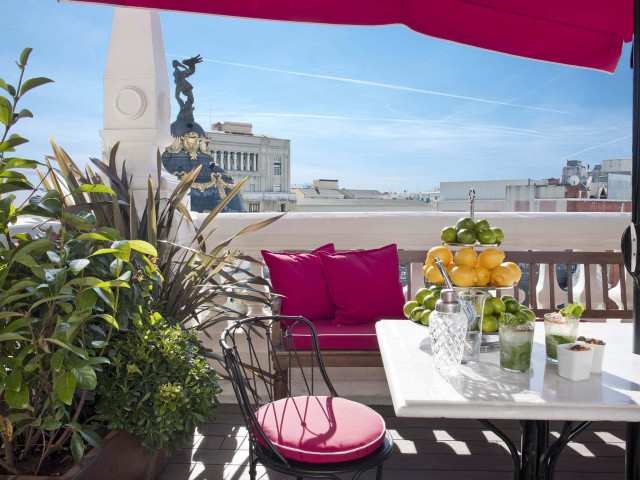 La Terraza Bar At The Principal Madrid Hotel Official Web